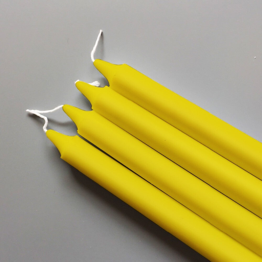 Tapered Candles 190mm Paraffin Wax Unscented Long Burning Dinner Candle