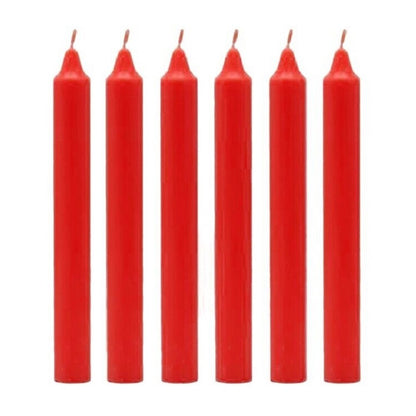 Tapered Candles 190mm Paraffin Wax Unscented Long Burning Dinner Candle