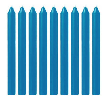 25 x Tapered Dinner Candles 190mm Unscented Paraffin Wax Long Burning Candle