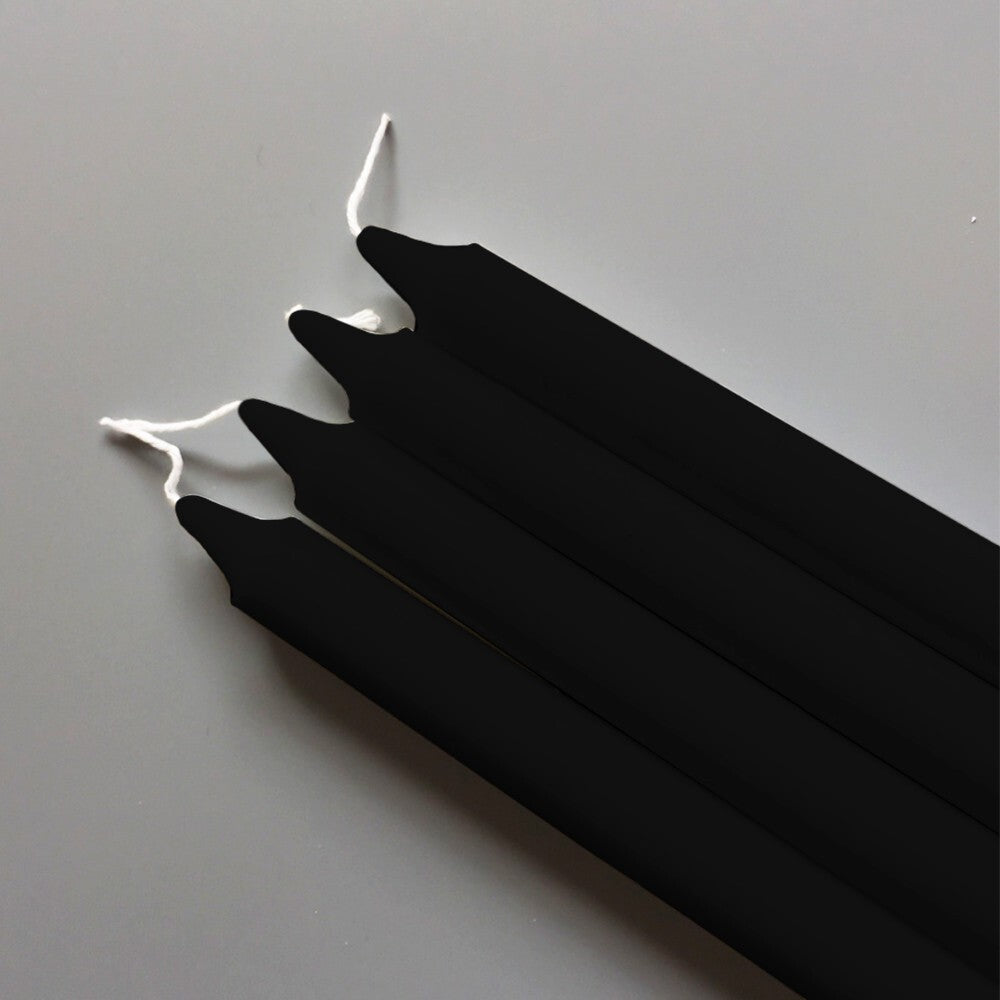 50 x Tapered Candles 190mm Paraffin Wax Dinner Unscented Long Burning Candles