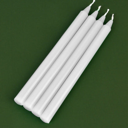 50 x Tapered Candles 190mm Paraffin Wax Dinner Unscented Long Burning Candles