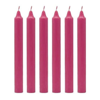 50 x Tapered Candles 190mm Paraffin Wax Dinner Unscented Long Burning Candles