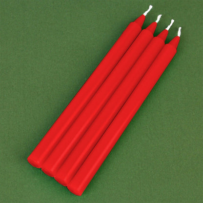 50 x Tapered Candles 190mm Paraffin Wax Dinner Unscented Long Burning Candles