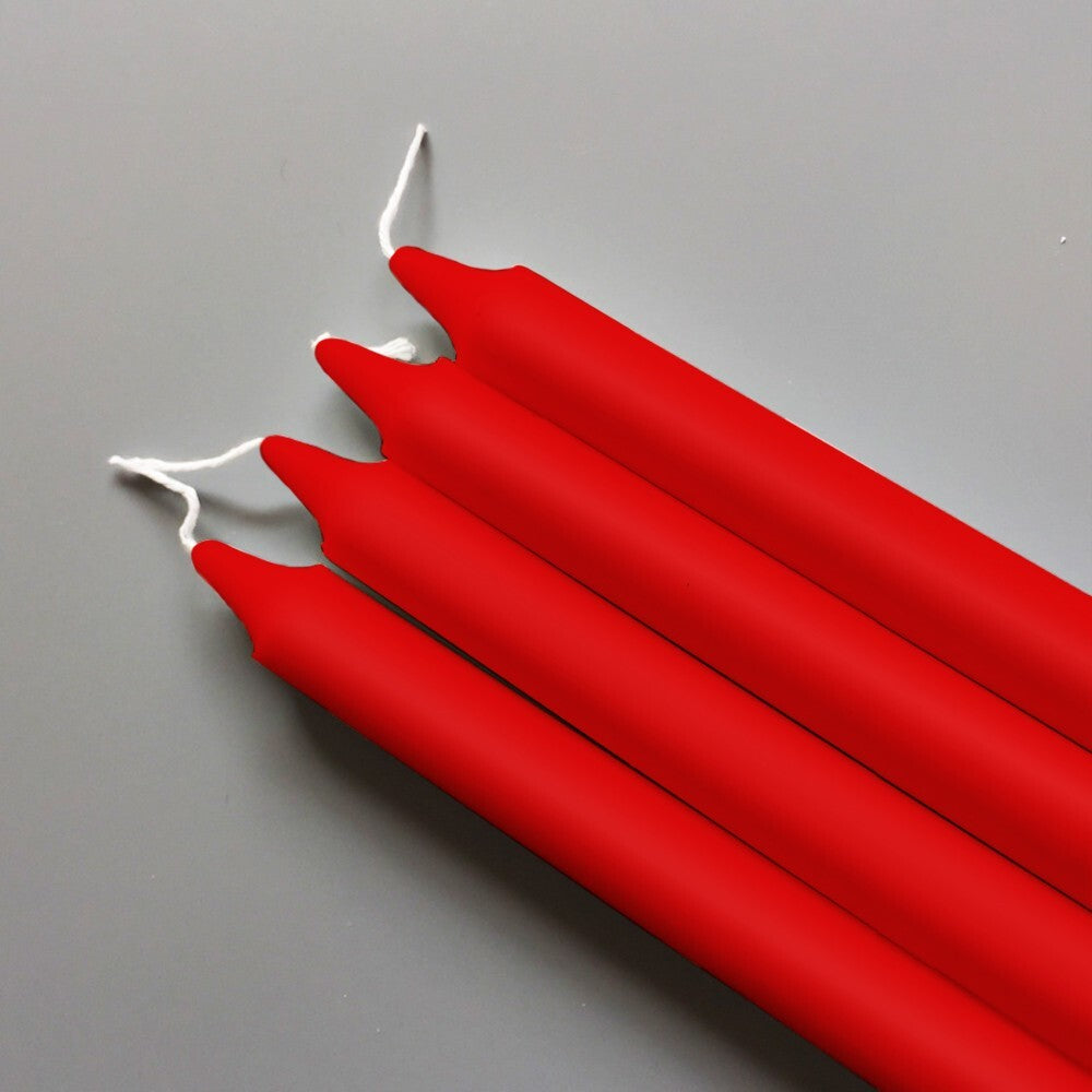 50 x Tapered Candles 190mm Paraffin Wax Dinner Unscented Long Burning Candles