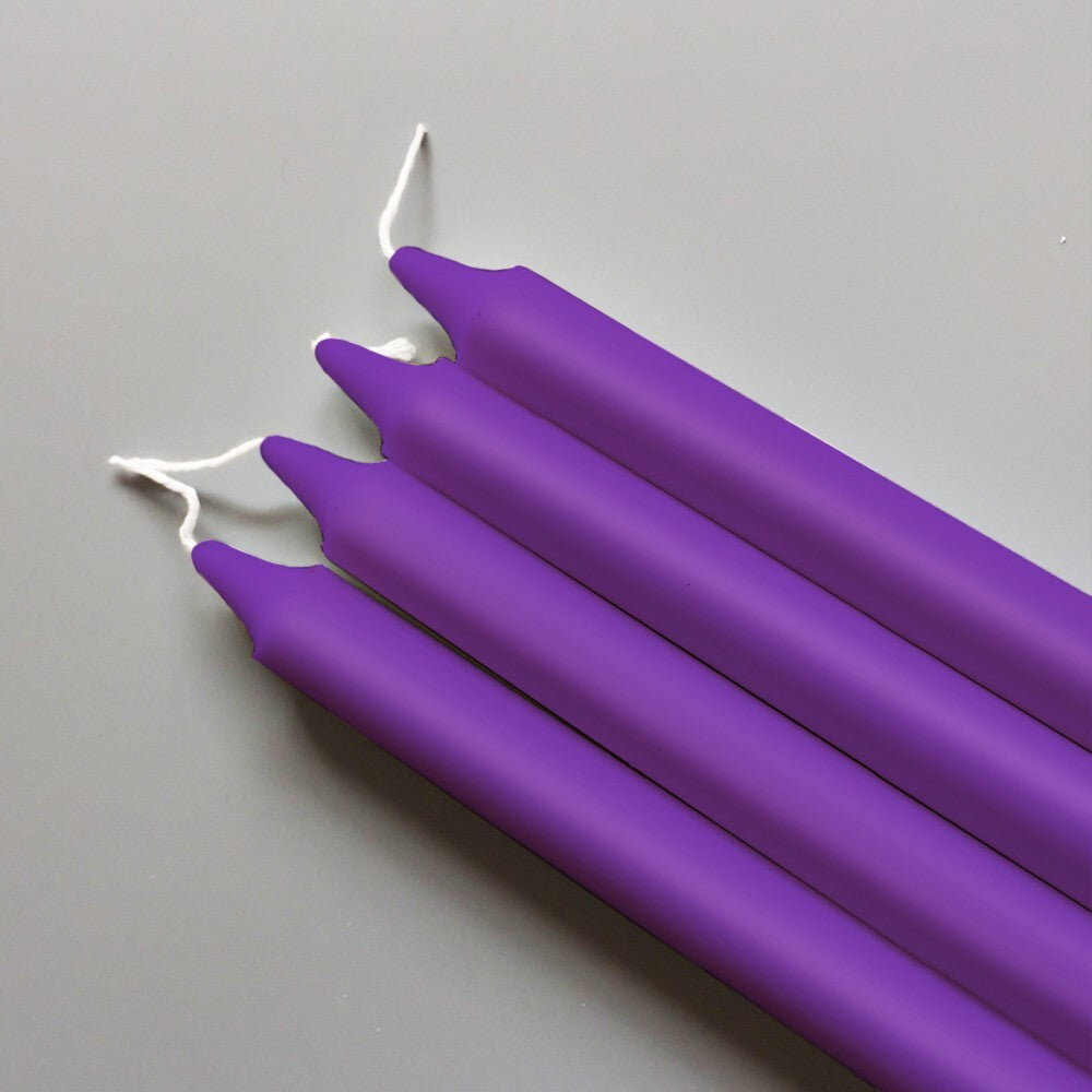 50 x Tapered Candles 190mm Paraffin Wax Dinner Unscented Long Burning Candles