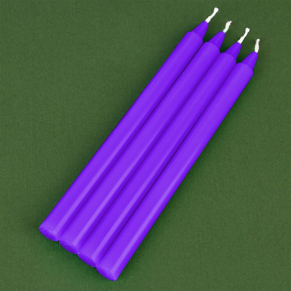 50 x Tapered Candles 190mm Paraffin Wax Dinner Unscented Long Burning Candles