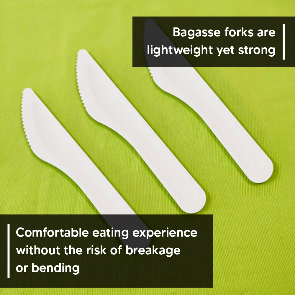 Bagasse Cornstarch Knives Pack of 100