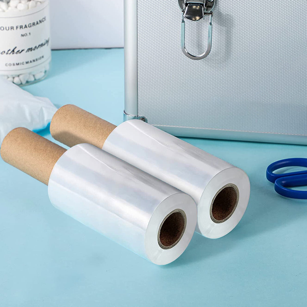 Pallet Wrap Stretch Film 400mm - 500m Shrink Wrap for Industrial Uses Packaging
