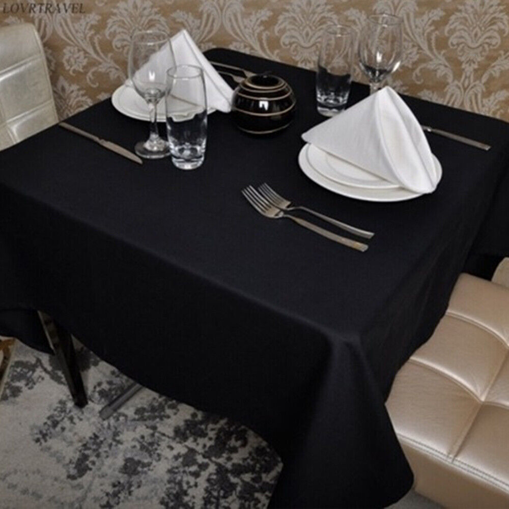 Paper Table Cloths 90cm x 90cm Square Foldable Table Covers for All Occasion
