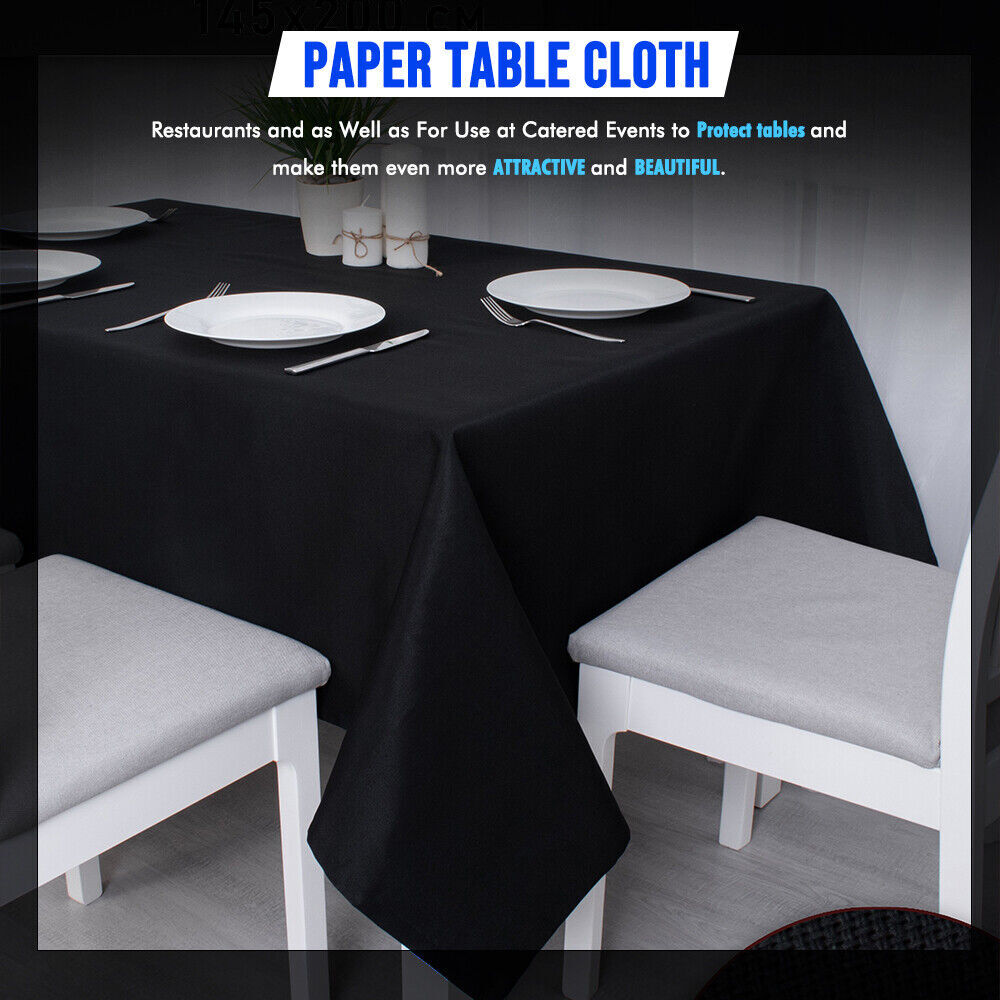 Paper Table Cloths 90cm x 90cm Square Foldable Table Covers for All Occasion