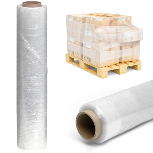 Pallet Wrap Stretch Shrink Clear Non Extended Wrapping Film 500mm x 250mu 24mu