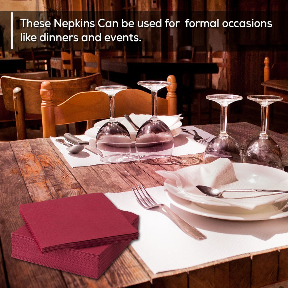 Combination Paper Napkins Disposable Assorted Serviettes Tissue 33cm x 33cm 2ply