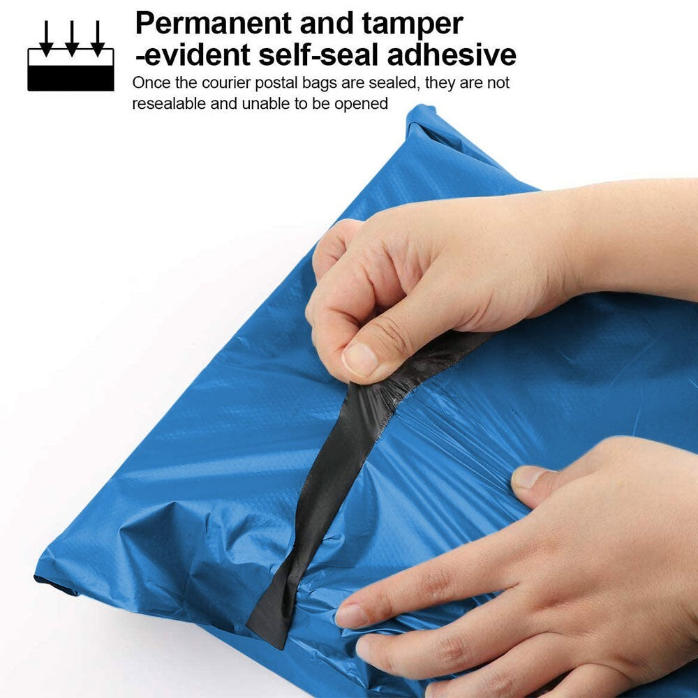 Strong Polythene Bags Blue Poly Postal Cloth Packaging Shipping Parcel Mailers