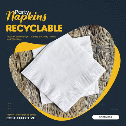 Swantex Paper Napkins Disposable Assorted Serviettes Tissue 33cm /40cmcm, 2ply