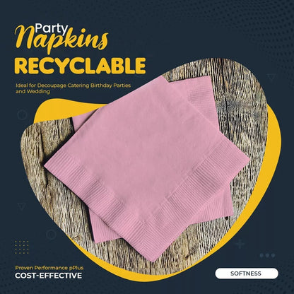 Swantex Paper Napkins Disposable Assorted Serviettes Tissue 33cm /40cmcm, 2ply