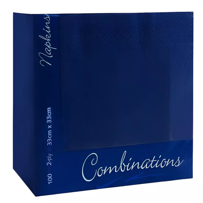 Combination Paper Napkins Disposable Assorted Serviettes Tissue 40cm x 40cm 2ply