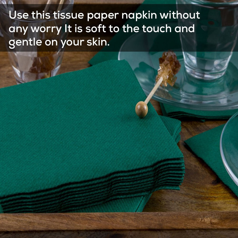 Combination Paper Napkins Disposable Assorted Serviettes Tissue 40cm x 40cm 2ply