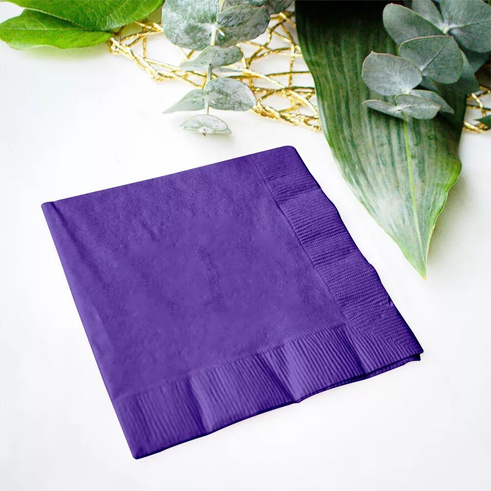 Combination Paper Napkins Disposable Assorted Serviettes Tissue 40cm x 40cm 2ply