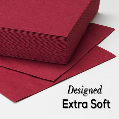 Combination Paper Napkins Disposable Assorted Serviettes Tissue 40cm x 40cm 2ply
