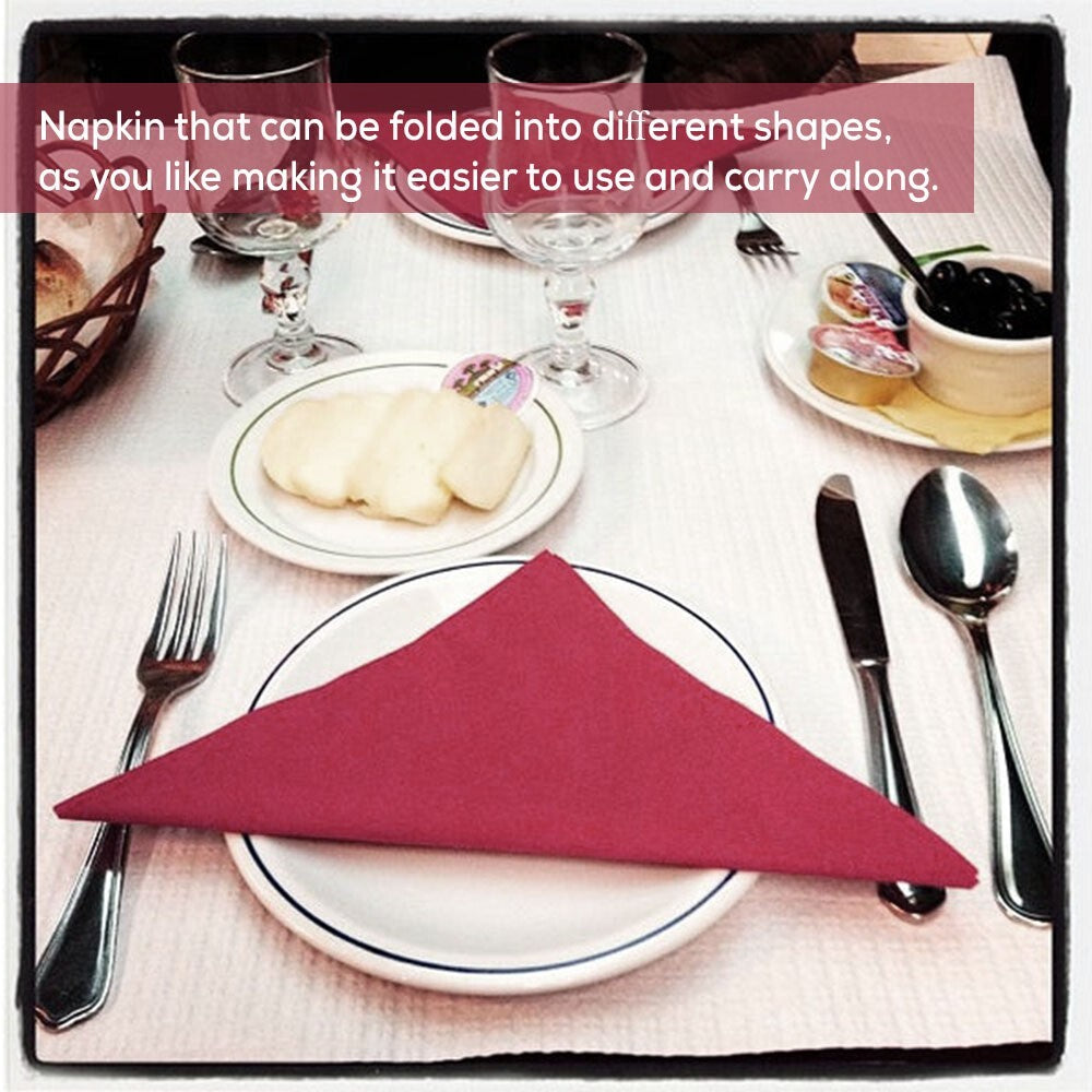 Combination Paper Napkins Disposable Assorted Serviettes Tissue 40cm x 40cm 2ply