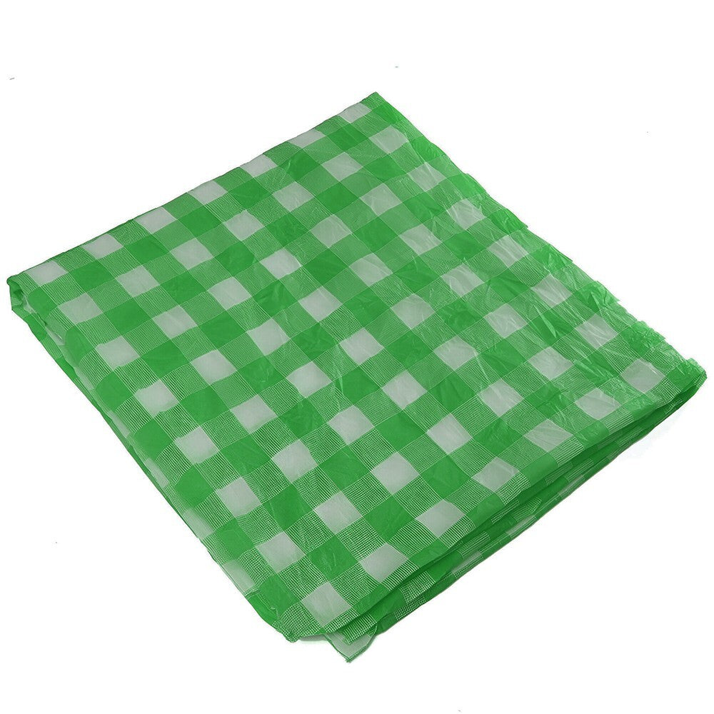 25 x PVC Vinyl Table Cloth Gingham Wipeable Table Cover Protector 90cm x 90cm