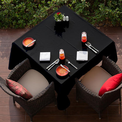 Banquet Roll 8m x 1.2m – Black Paper Banqueting Table Roll for Weddings, Buffets, Parties & Home Dining, Disposable Table Cover