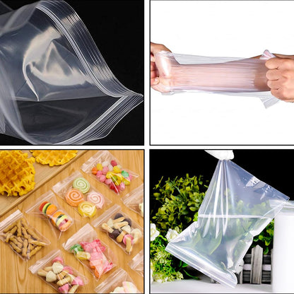 Venuscello® 2000 x Resealable Grip Seal Plastic Zip lock Bags 5.5" x 5.5" Poly Zip Bag for Store Medicines, Jewellery, Small Sweets, Candy & Parts