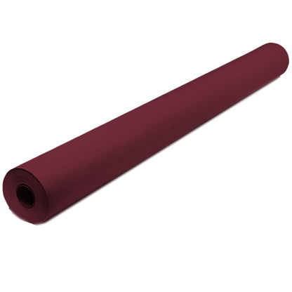 Venuscello Burgundy Banquet Roll 25M x 1.14M | Paper Banqueting Roll for Wedding Buffet Dinner Home Large Disposable Table Paper Cloth Covers