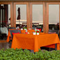 Venuscello Banquet Roll 25M x 1.14M | Orange Paper Banqueting Roll for Wedding Buffet Dinner Home Large Disposable Table Paper Cloth Covers