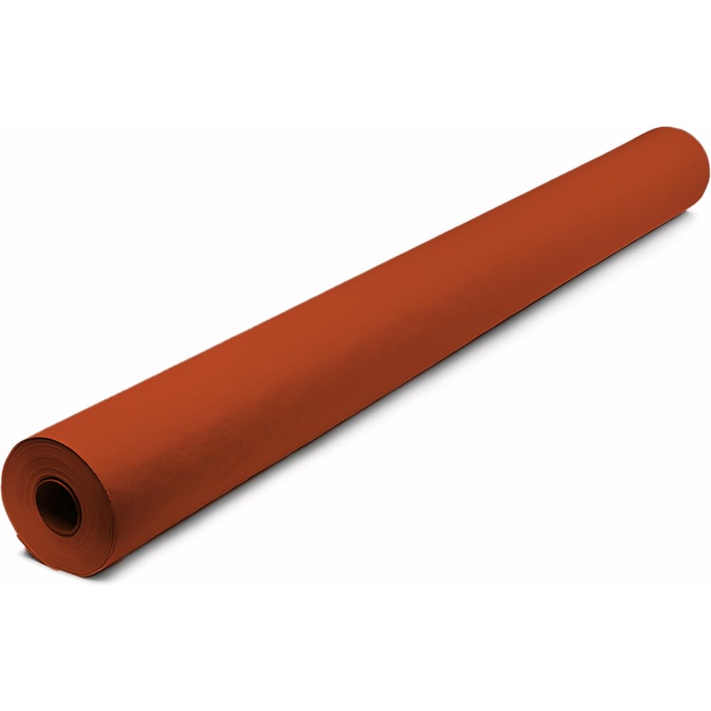 Venuscello Banquet Roll 25M x 1.14M | Orange Paper Banqueting Roll for Wedding Buffet Dinner Home Large Disposable Table Paper Cloth Covers