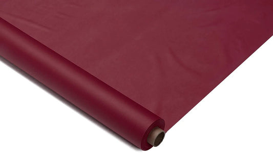 Venuscello® Burgundy Paper Banquet Roll Party Wedding Buffet Table Cover Multi Colours 25M X 1.14M