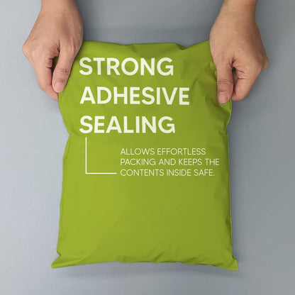 50 Strong Large Green Mailing Postal Postage Bags 9 x 12 Packaging Mailers, Venuscello [Use in Parcel, Delivery, Shipping, Mail, Package] [Plastic Envelopes]