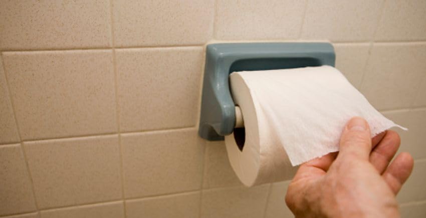 Venuscello® Jumbo Toilet Roll 6 PC - 2 Ply Tissue Paper for Kitchen Industrial Embossed - 95mm x 300m