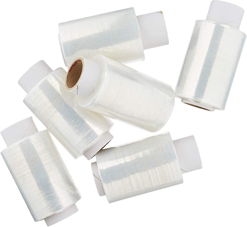 Venuscello® Stretch Packaging Film Wrap - Mini Dispenser and 6 Refill Rolls - Ref 97154015-100 x 150 mm