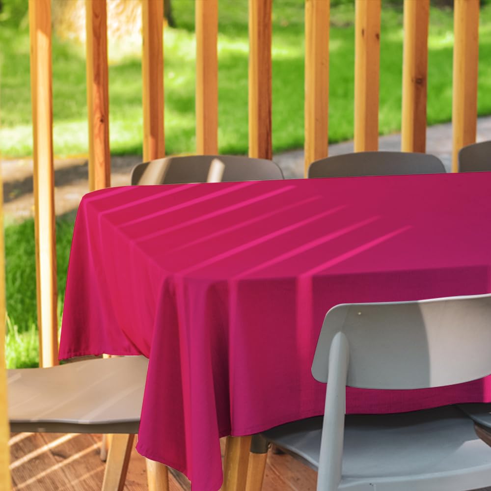Venuscello Fuchsia Banquet Roll 7m Paper Banqueting Table Cover for Wedding Buffet Dinner Home Large Disposable Table Paper Cloth