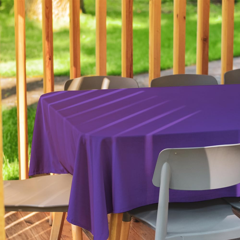Venuscello Violet Banquet Roll 7m Paper Banqueting Table Cover for Wedding Buffet Dinner Home Large Disposable Table Paper Cloth
