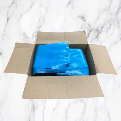 Venuscello® 500 x Wheelie Bin Liners Rubble Builders Refuse Sacks Waste Bin Blue Rubbish Bags for Construction, Bio hazard & Medical Wastage - 20" x 30" 400 Gauge