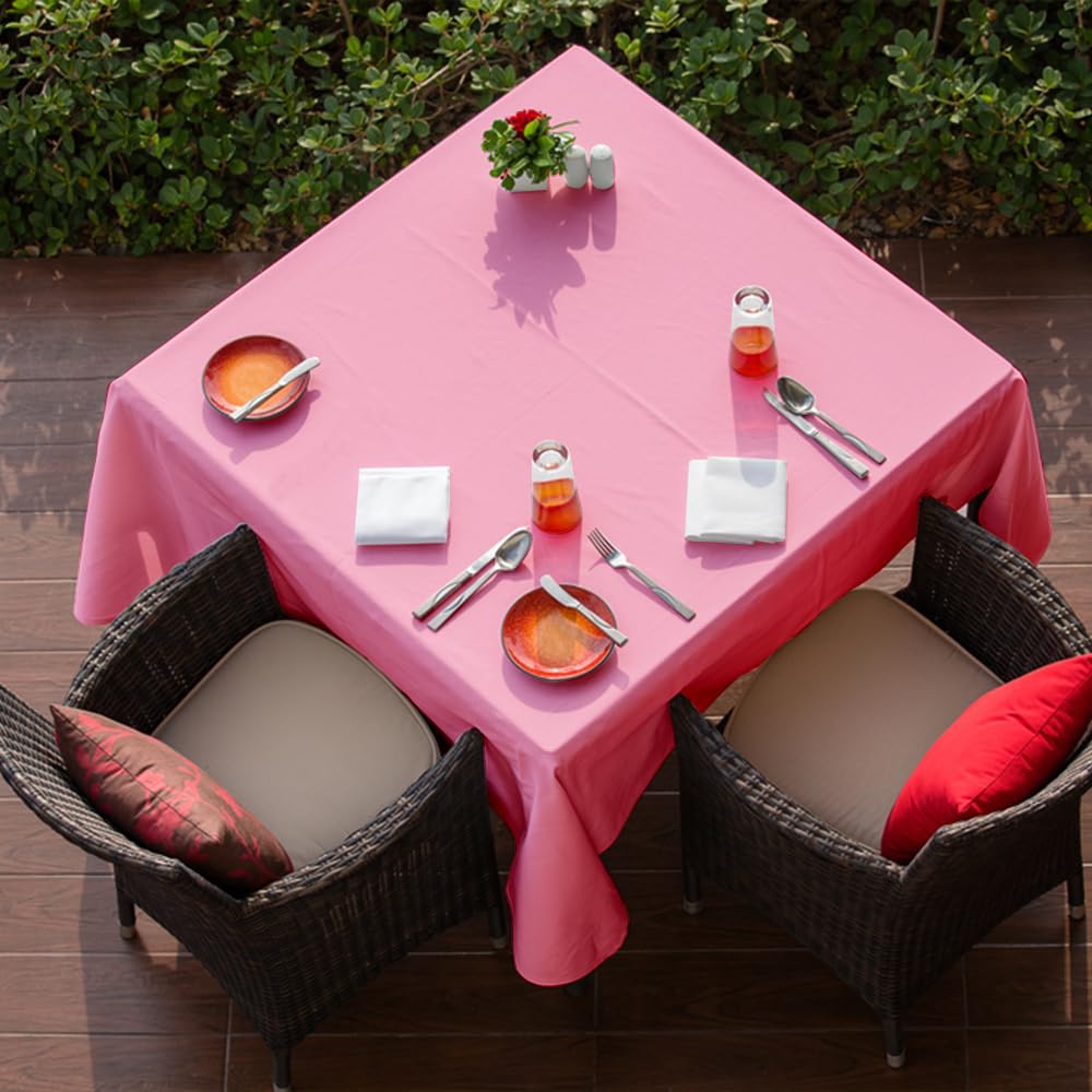 Venuscello® Banquet Roll Pink Paper Banqueting Roll for Wedding Buffet Dinner Home Large Disposable Table Paper Cloth Cover - 25M X 1.2M