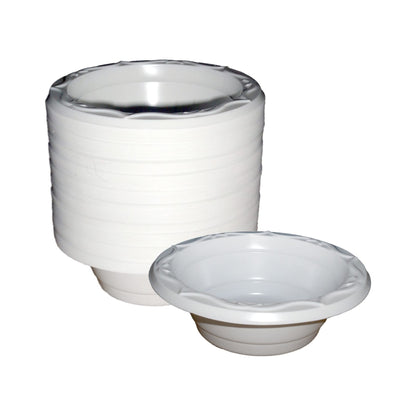 Venuscello® 500 x Disposable Plastic Dessert Bowl 12 oz Composable Perfect for Soup Salad Ideal for Wedding, Birthday Party and Catering