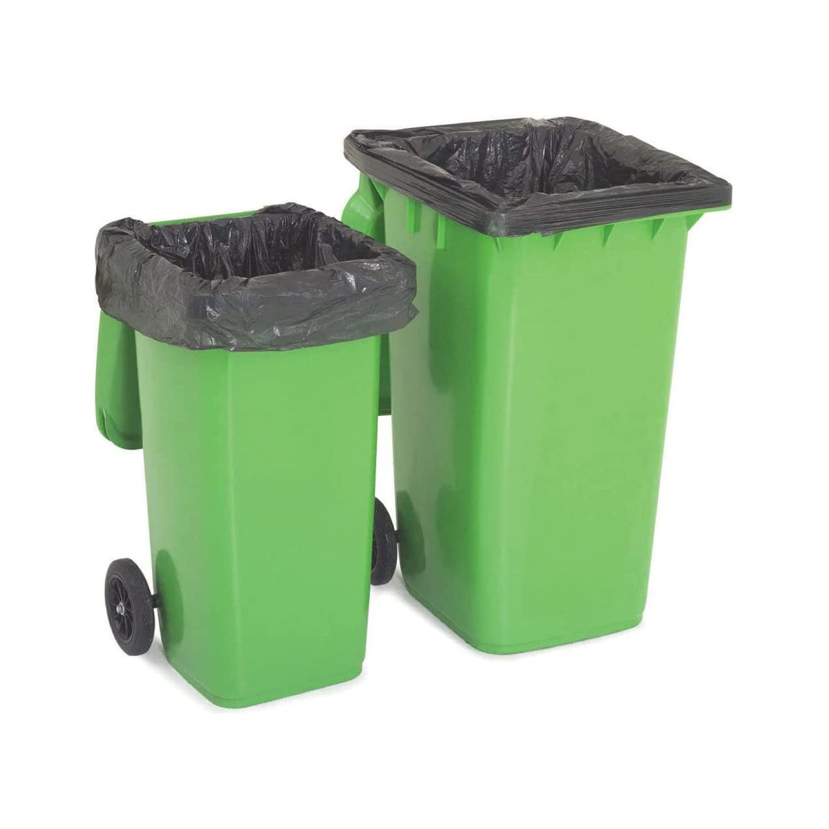 Venuscello® 10 x Bin Liners Rubble Builders Refuse Sacks Black Waste Bin Rubbish Bags for Construction, Bio Hazard & Medical Wastage