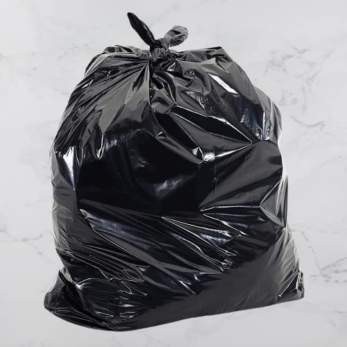 Venuscello® 10 x Bin Liners Rubble Builders Refuse Sacks Black Waste Bin Rubbish Bags for Construction, Bio Hazard & Medical Wastage