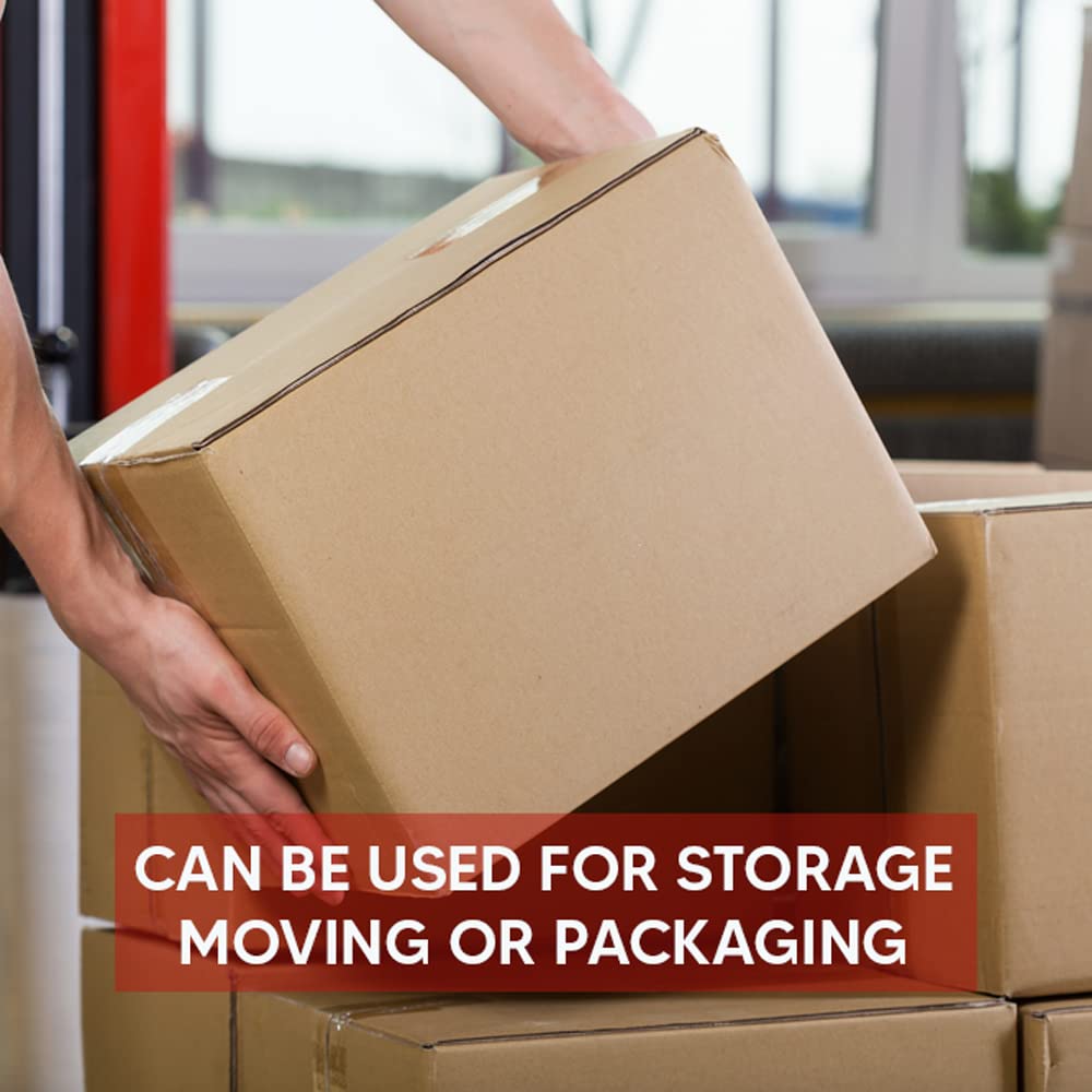 Venuscello® 5 x Double Wall Cardboard Boxes 76.2cm x 45.72cm x 45.72cm Removal Shipping Posting Carton for Packing Parcel & Moving House - 30" X 18" X 18"