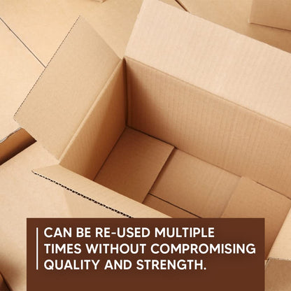 Venuscello® 30 x Double Wall Cardboard Boxes 53.34cm x 53.34cm x 76.2cm Removal Shipping Posting Carton for Packing Parcel & Moving House - 21" X 21" X 30"