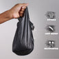 Venuscello® 4000 x Vest Style Carrier Bags Black Plastic 11" x 17" x 21" Heavy Duty Carry Bags for Vegetables Fruits Groceries Shopping