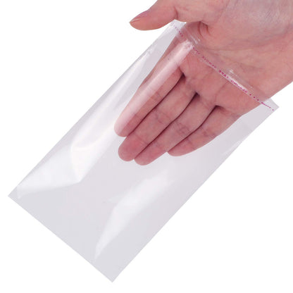 Venuscello® 500 x Resealable Garment Polypropylene Self Seal Bags White for Storage Dresses, Laundry Cloths, Shirt, T-shirt, Suit - 18" x 24"