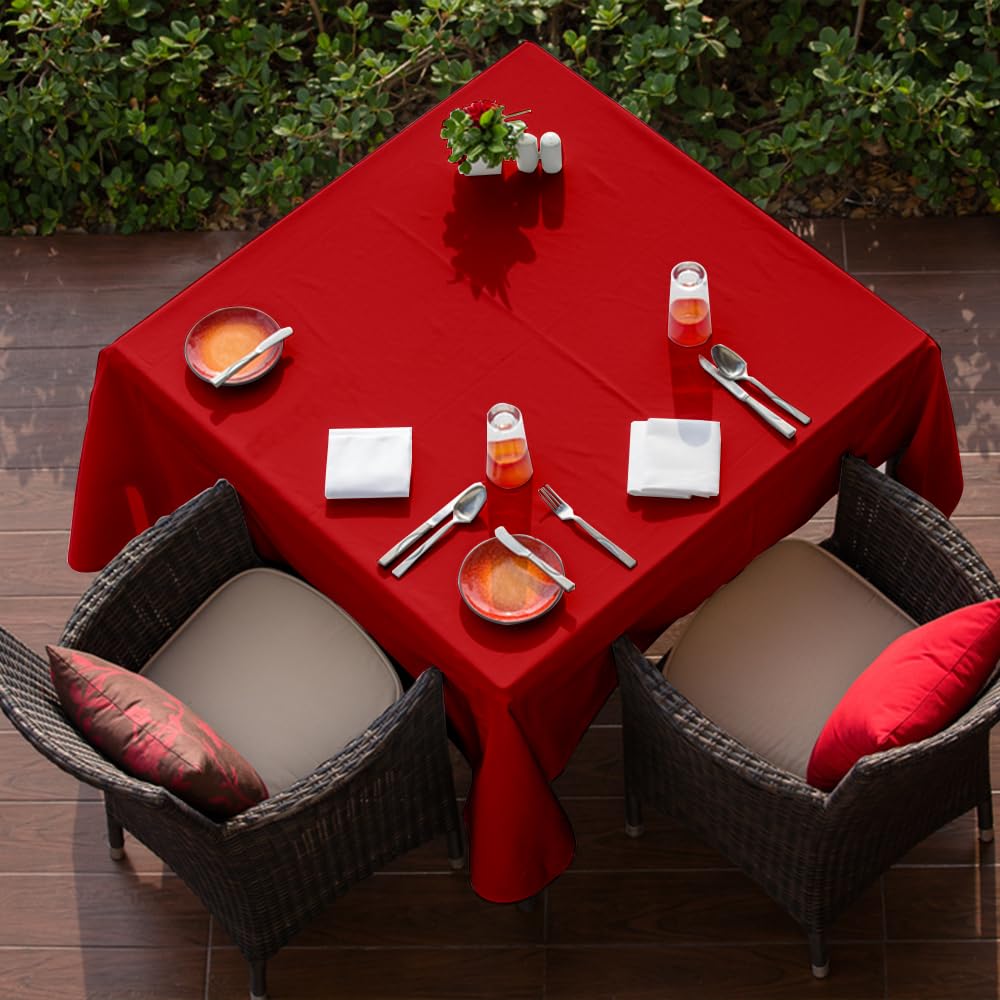 Venuscello® Banquet Roll 8M | Red Paper Banqueting Roll for Wedding Buffet Dinner Home Large Disposable Table Paper Cloth Cover