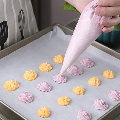Venuscello® Icing Piping Savoy Disposable Clear Mash Thick 18" Bags for Decorating Cookies, Cake, Pastry Ideal for Baking Easy to Grip and Comfortable