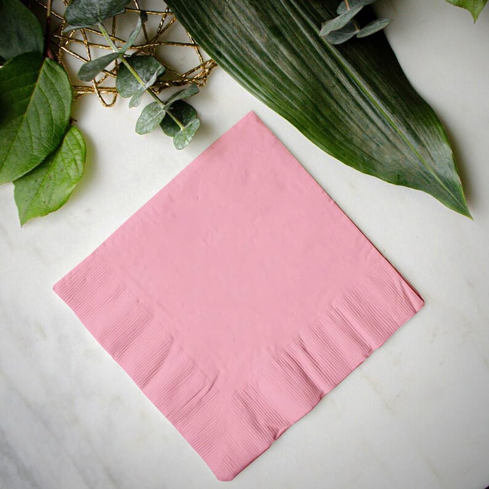 Venuscello® 200 x Serviettes Tissue Paper Napkins Disposable Recyclable 2-Ply 33cm for Catering Wedding Birthday Parties Dinner Lunch