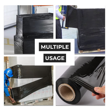 Venuscello® Pallet Wrap 400mm Shrink Stretch Wrap Roll 23mu, 750g Cling Film for Moving Secure Packaging & Shipping