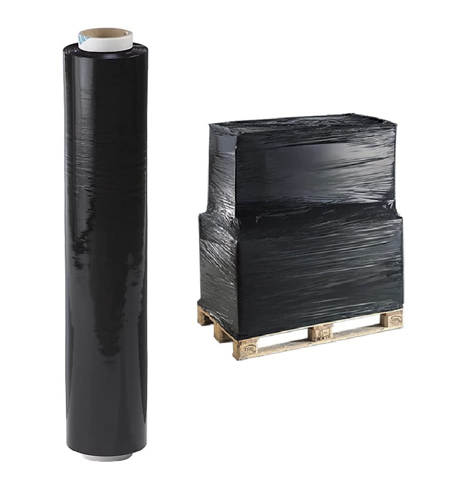 Venuscello® Pallet Wrap 400mm Shrink Stretch Wrap Roll 23mu, 750g Cling Film for Moving Secure Packaging & Shipping